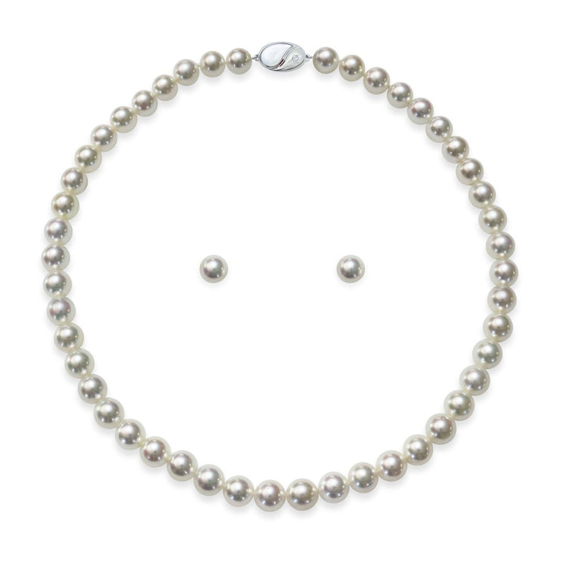 8.5～9.0㎜ 無調色 ピアスorイヤリングセット　テリ：B　巻き：A　キズ：C - Tensei Pearl Online Store　天成真珠　公式通販ショップ