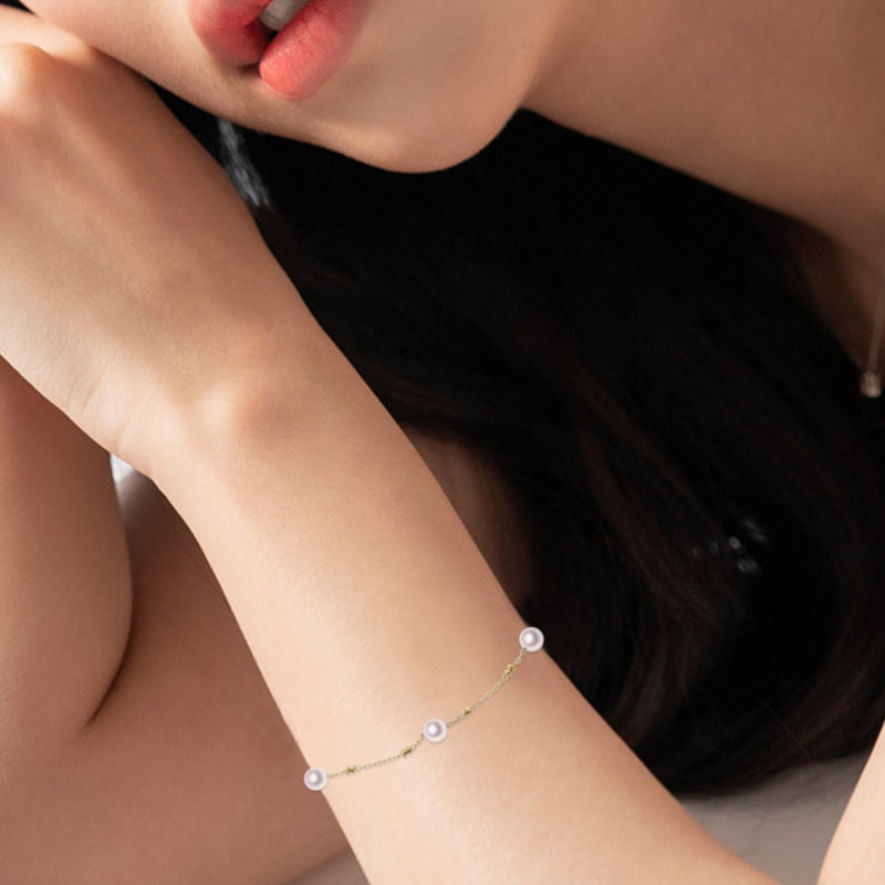 K18　4.0㎜　ブレスレット - Tensei Pearl Online Store　天成真珠　公式通販ショップ