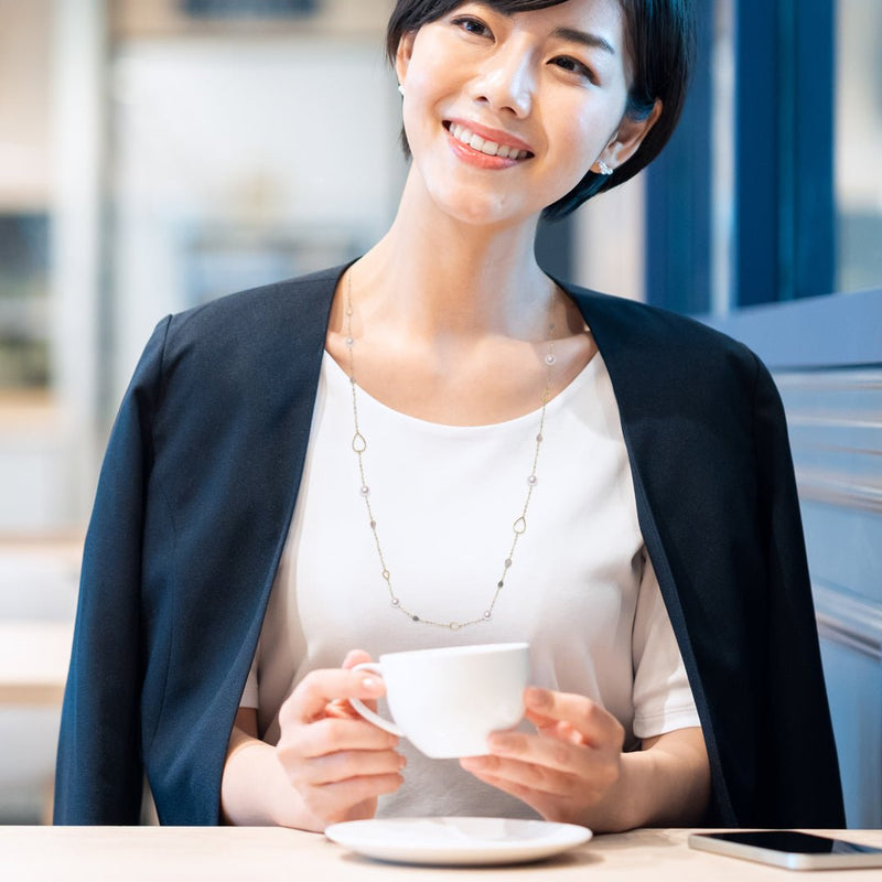 K18 6.5～7.0㎜　デザインネックレス - Tensei Pearl Online Store　天成真珠　公式通販ショップ