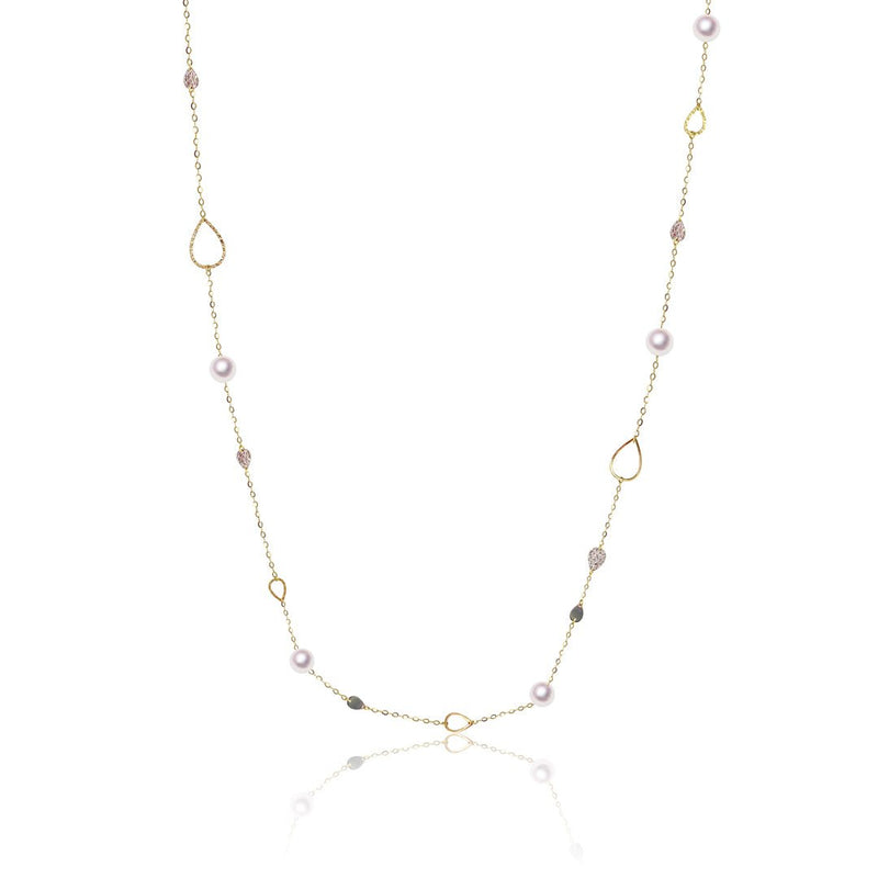 K18 6.5～7.0㎜　デザインネックレス - Tensei Pearl Online Store　天成真珠　公式通販ショップ