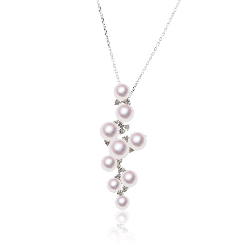 Pt 4.0～6.0㎜　ペンダント D0.15ct - Tensei Pearl Online Store　天成真珠　公式通販ショップ