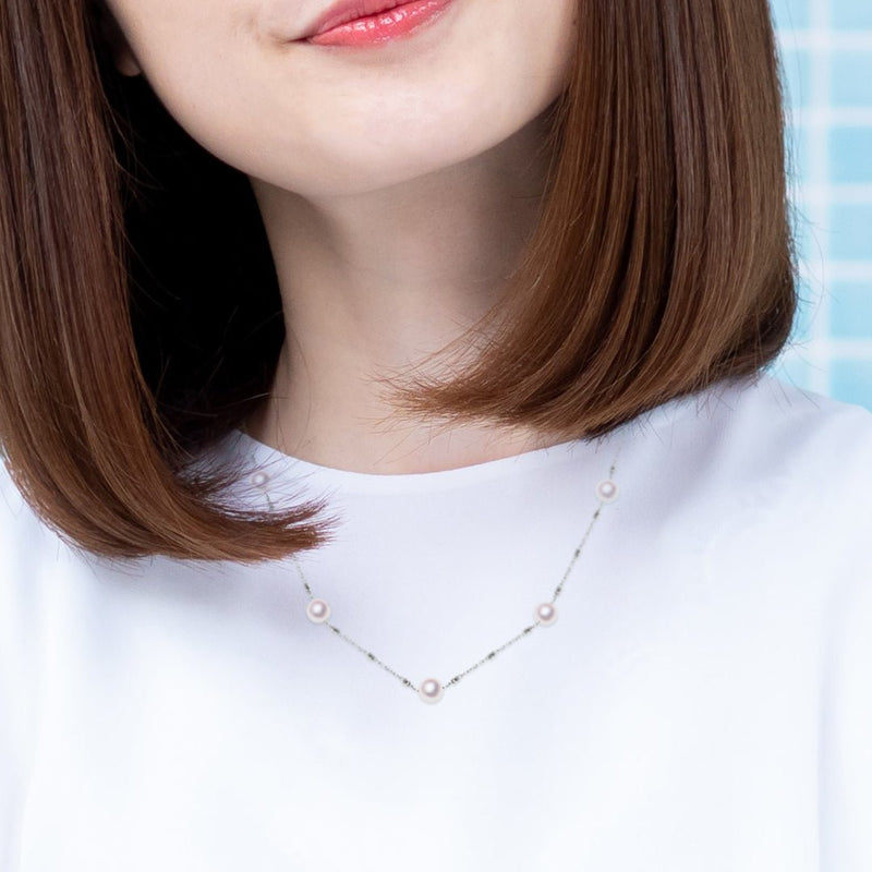 Pt 5.5~6.0㎜　デザインネックレス - Tensei Pearl Online Store　天成真珠　公式通販ショップ