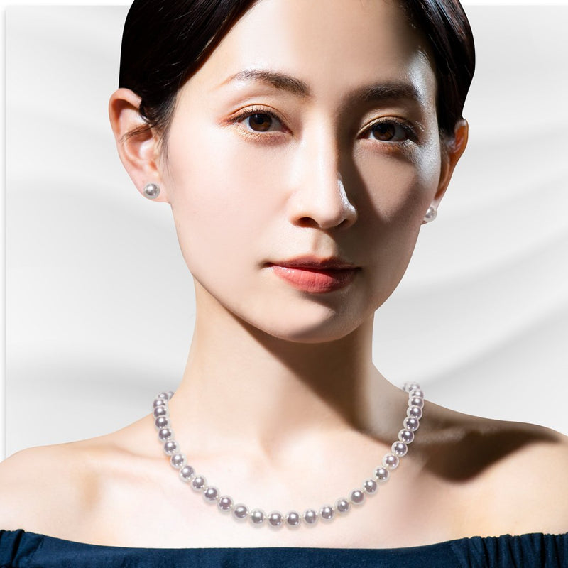 8.5～9.0㎜ 耳环或耳环套件Teri：A卷：B Kizu：C -Tensei Pearl在线商店Tensei Tensei Pearl官方邮购商店